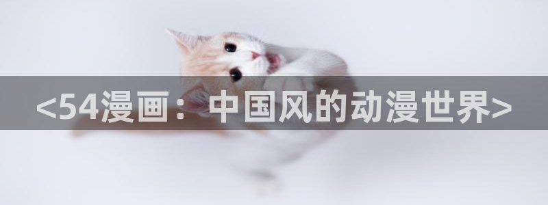 3d韩漫网站：<54漫画：中国风的动漫世界>